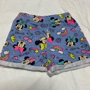 Disney Minnie‎ Mouse Blue and Pink Shorts